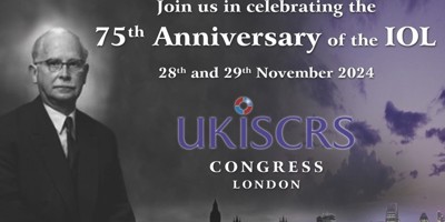 UKISCRS 75th Anniversary of the IOL at the 48th annual UKISCRS congress