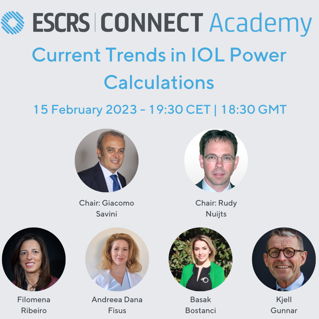 ESCRS Connect Academy: Current trends in IOL power calculations - Podcast
