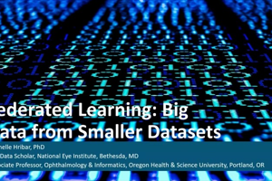 Federated learning: big data from smaller datasets