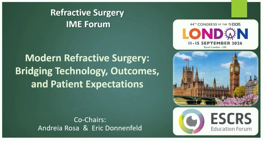 Refractive Surgery IME Forum: Modern Refractive Surgery - Bridging Technology, Outcomes, and Patient Expectations