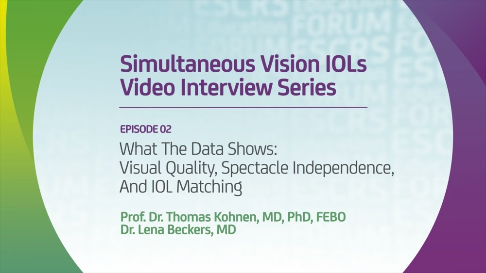 IME Expert Podcast Series on Simultaneous Vision IOLs: What the Data Shows: Visual Quality, Spectacle Independence, and IOL Matching