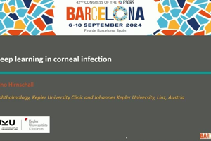 Deep learning in corneal infection