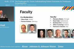 The Presbyopia IOL Forum: Individualizing Patient Outcomes for Presbyopia Correcting IOLs