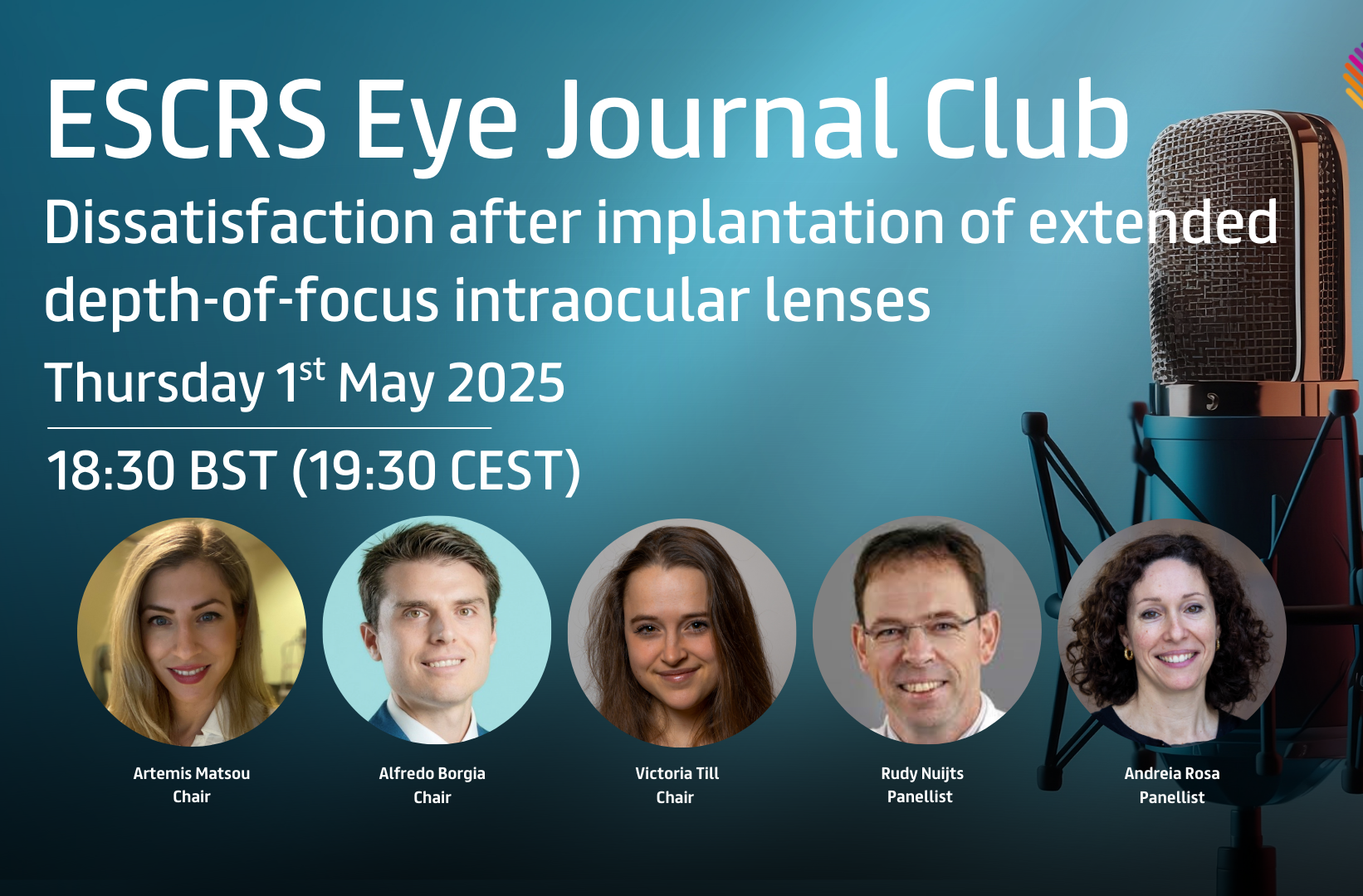 ESCRS Eye JC Ep. 37 - Podcast - Dissatisfaction after implantation of extended depth-of-focus intraocular lenses