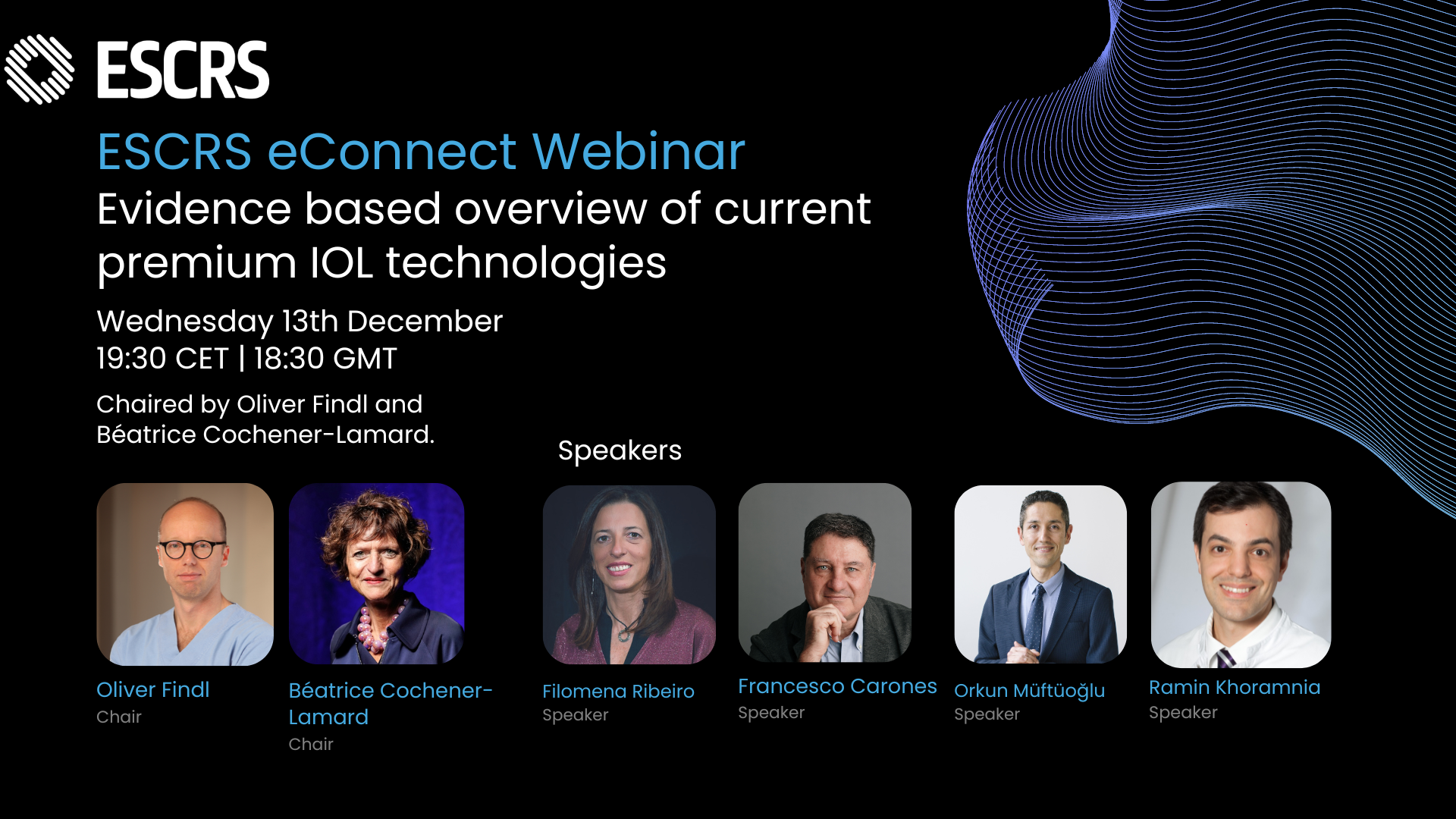 ESCRS eConnect Webinar - Evidence based overview of current premium IOL technologies - Podcast 